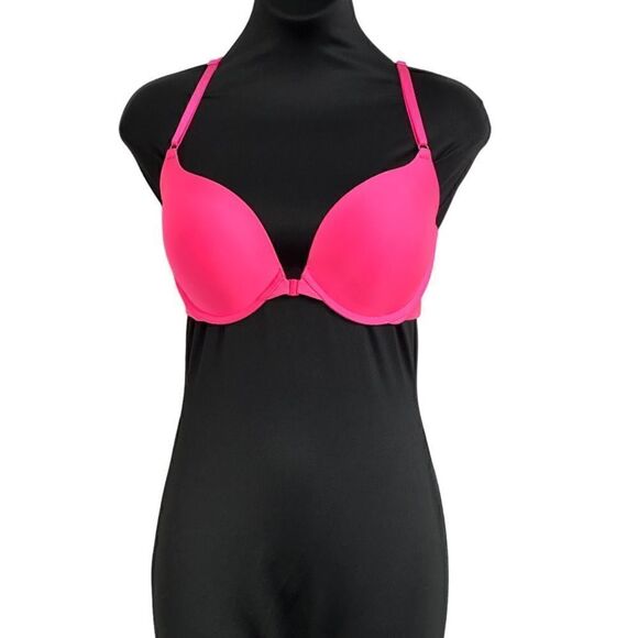Victoria’s Secret VERY SEXY Push-up Bra in Size 34DD in Hot Peach/Pink Color - Picture 10 of 11